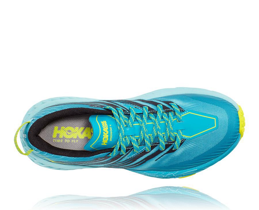 Hoka One One Trailsko Dame - Speedgoat 4 - Turkis - 194506JPF